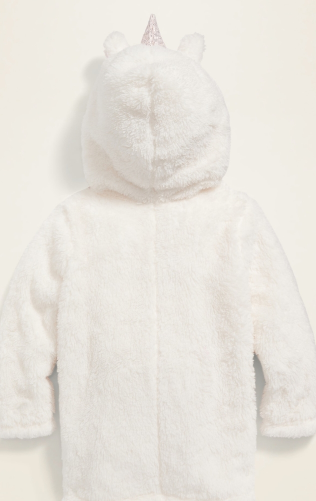 24mth & 3T Little girls fuzzy unicorn robe!